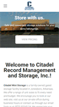 Mobile Screenshot of citadelministorage.com
